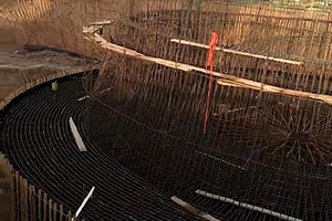 青海砼烟囱新建施工现场